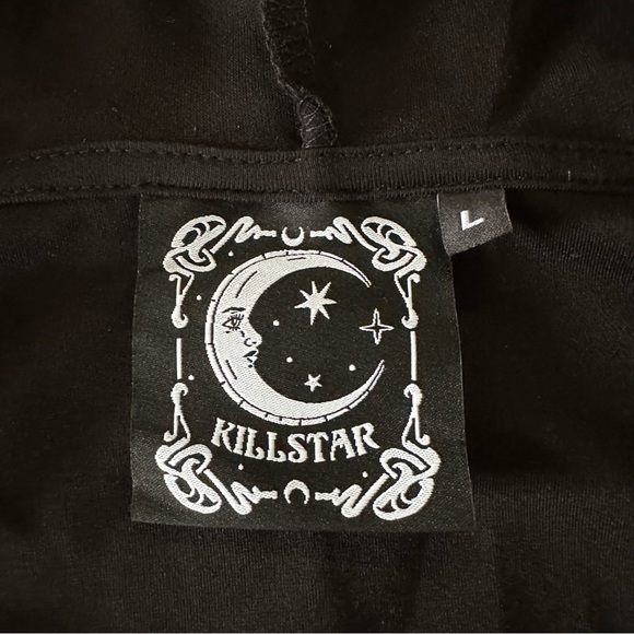 KILLSTAR Witchhead Hooded Crop Top Goth Witchy - Picture 4 of 8